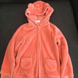 Comfy girls sweat with cute hood. Size 4. Crazy 8.